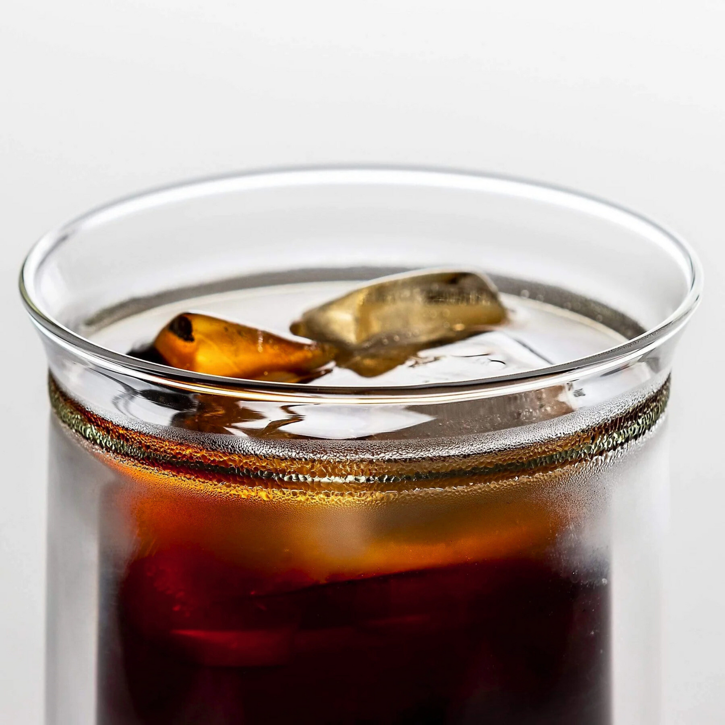 Vasos Doble Pared de Vidrio para Café, Cold Brew, Iced Tea. Set de 2 Vasos Doble Fondo, 350 ml. Elegantes, Bonitos, Aesthetic